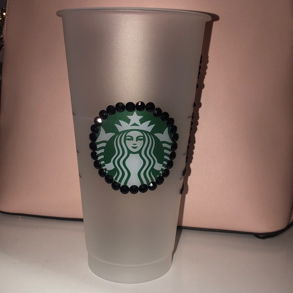 Starbucks cold cup -blinged (Halloween)